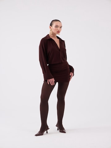 HOLLY LOLLY Kleid in Braun