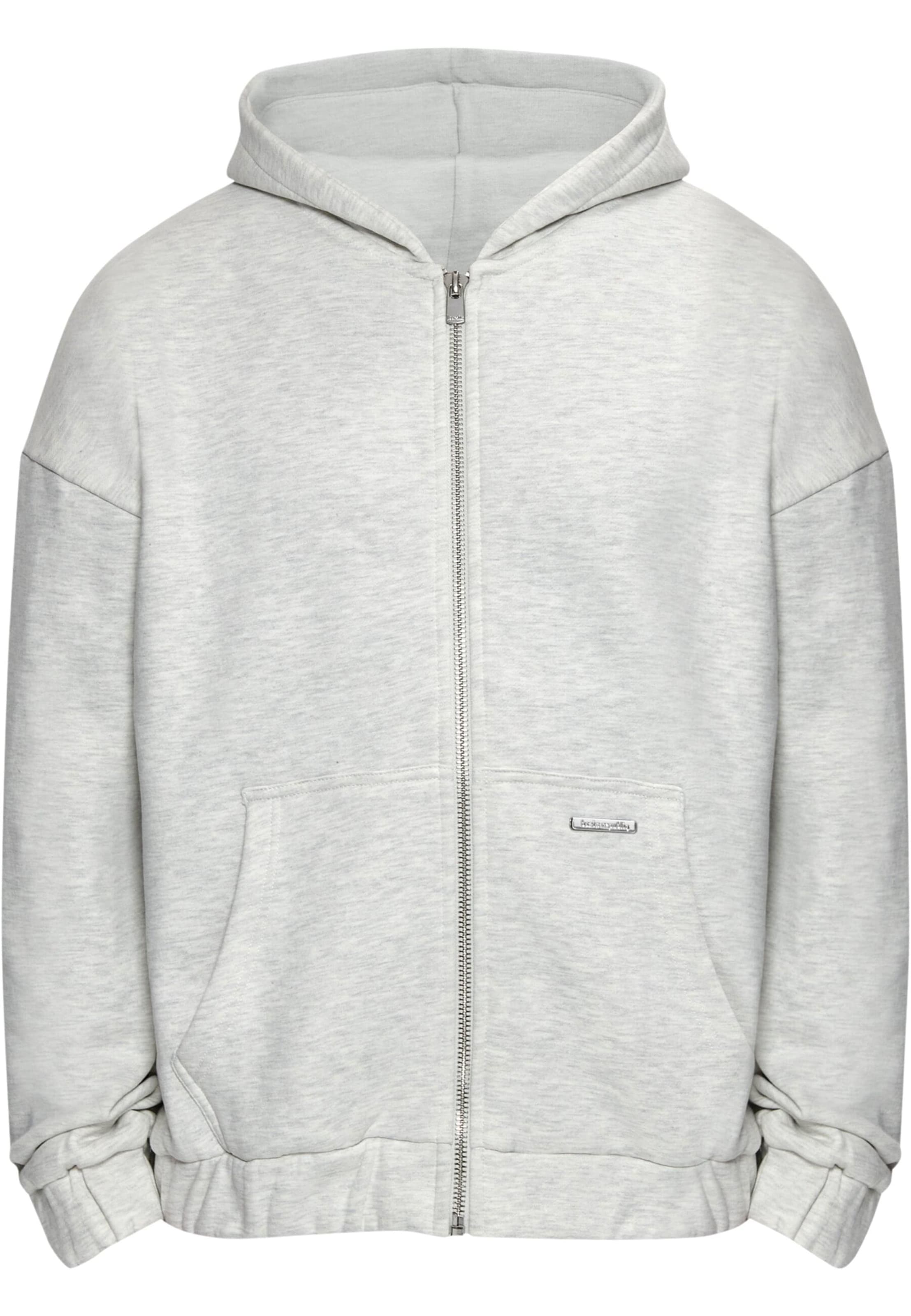 Dropsize Sweat jacket in Grey: front
