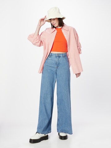 Wide Leg Jean 'DREW' Lee en bleu