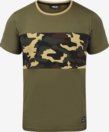 !Solid Shirt 'Callux' in Groen: voorkant
