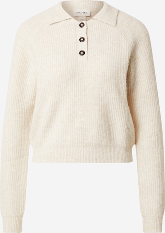 Monki - Pullover em branco: frente