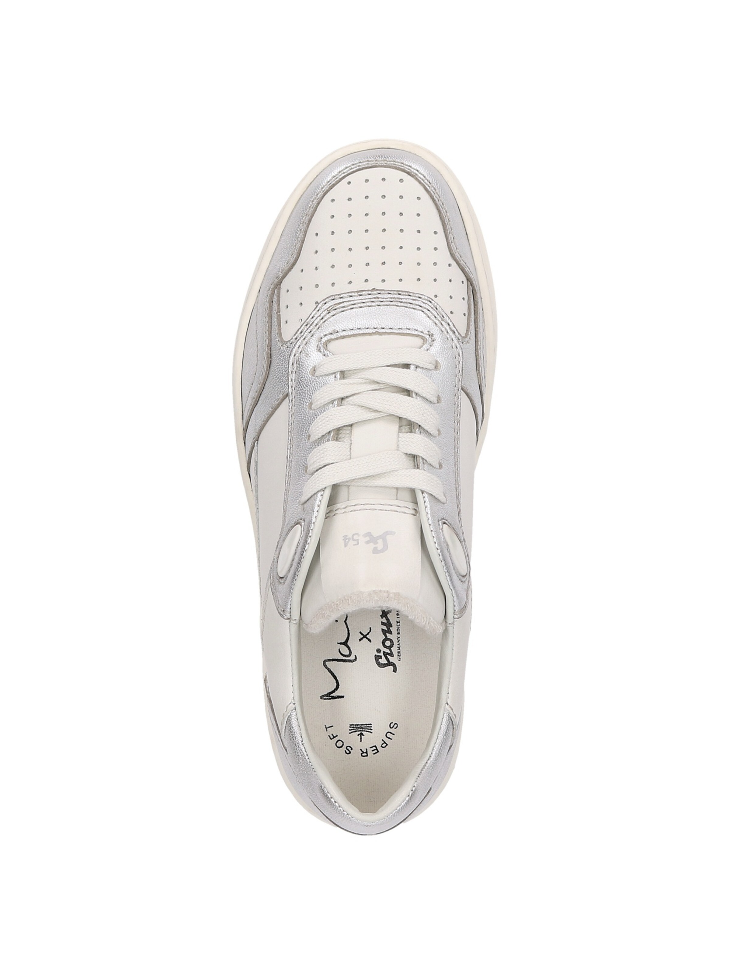 SIOUX Sneaker 'Maites 001' in Silber