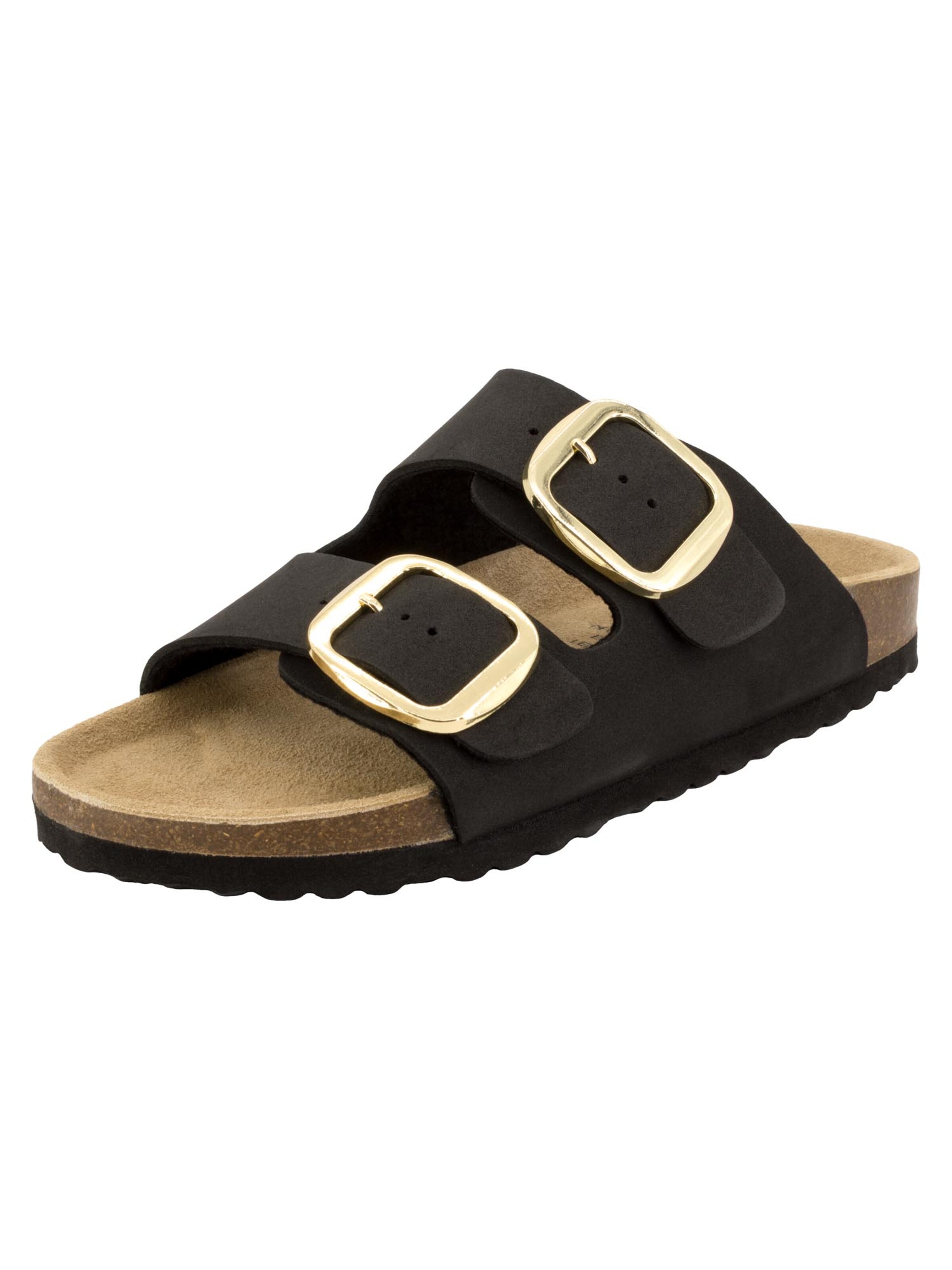 SUPERSOFT by Indigo Pantolette 'Classic'‌‌‌‌ in Schwarz