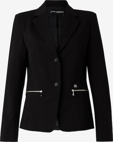 melns Karl Lagerfeld Žakete: no priekšpuses