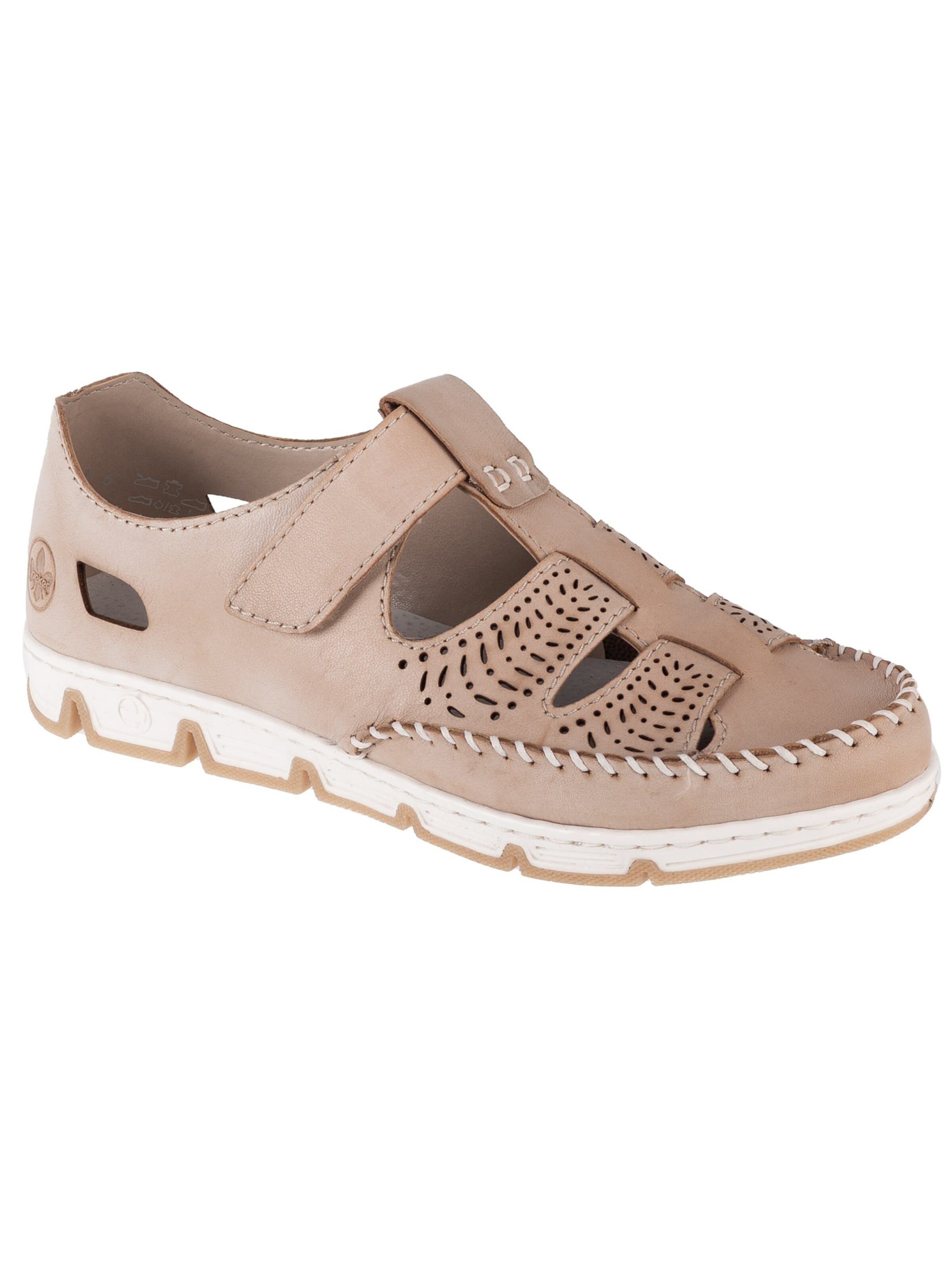 Rieker Slip-on in Beige: voorkant