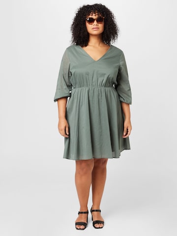 ABOUT YOU Curvy Dress 'Lilia' in Green