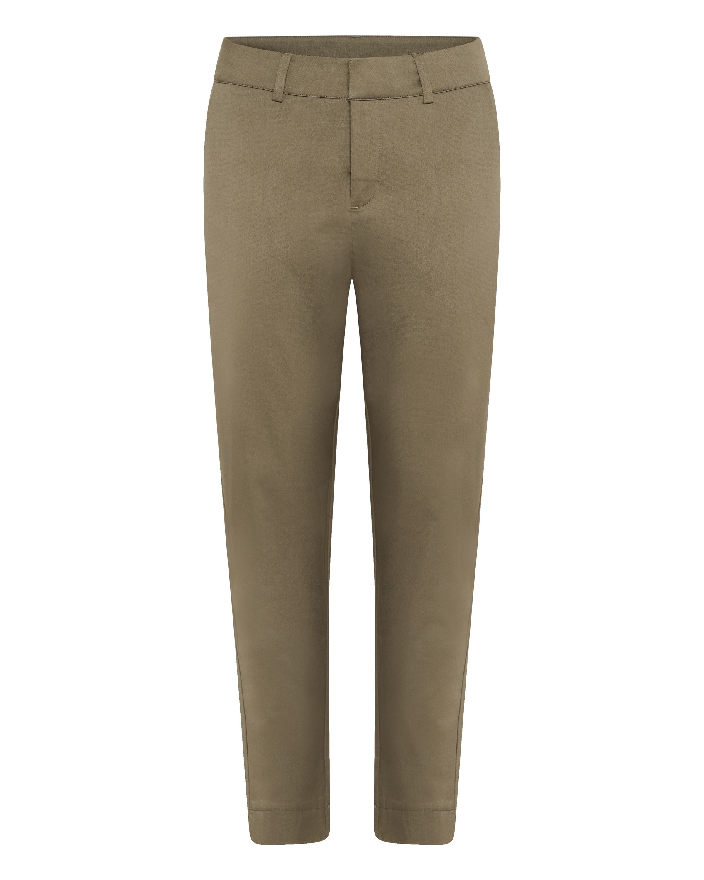 Kaffe Slimfit Lærredsbukser 'KALea' i beige: forside