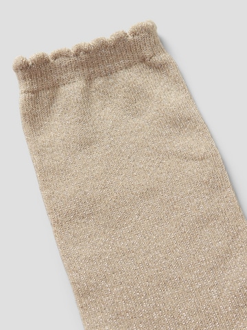 NAME IT Ponožky 'NKFGLITTER' - Béžová