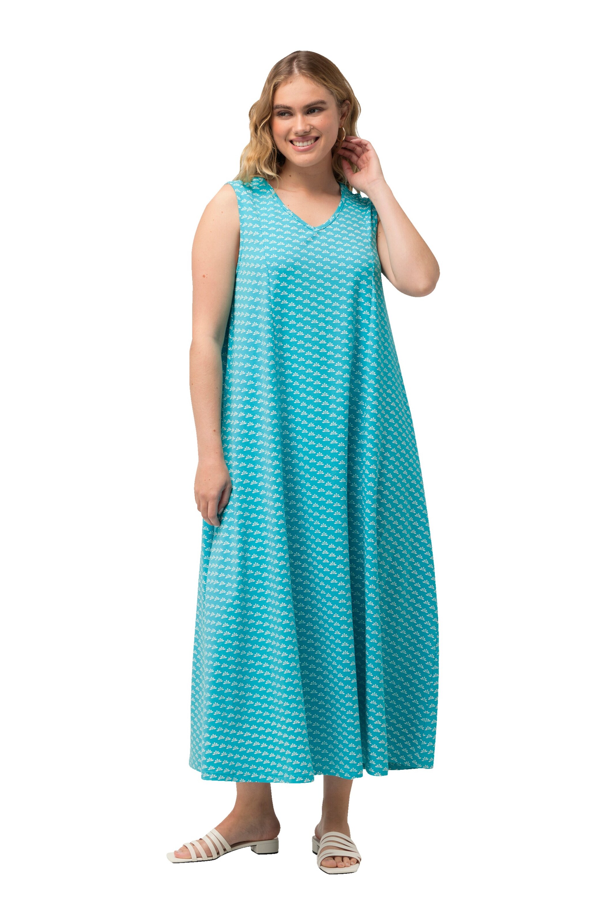 Ulla Popken Kleid in Blau: Vorderseite