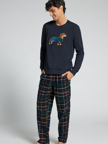 IUMAN Intimissimi Long Pajamas in Blue