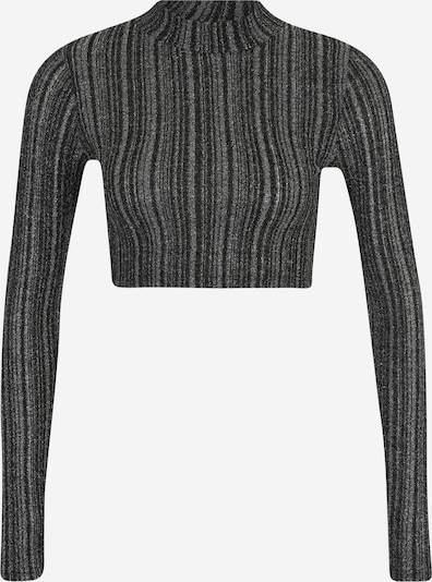 Noisy May Petite T-shirt 'EIZA LEONORA' i grå / svart, Produktvy