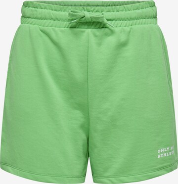 ONLY PLAY Loose fit Workout Pants in Green: front