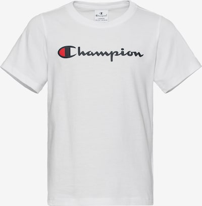 Champion Authentic Athletic Apparel T-Krekls, krāsa - melns / balts, Preces skats