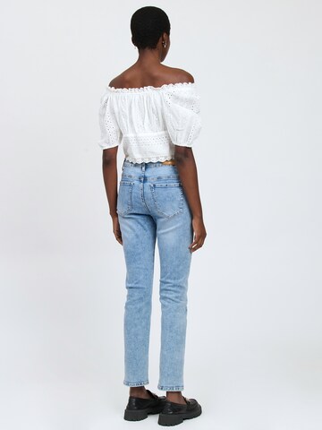 Influencer Bluse in Weiß
