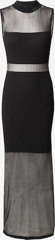 Karen Millen - Vestido de malha em preto: frente