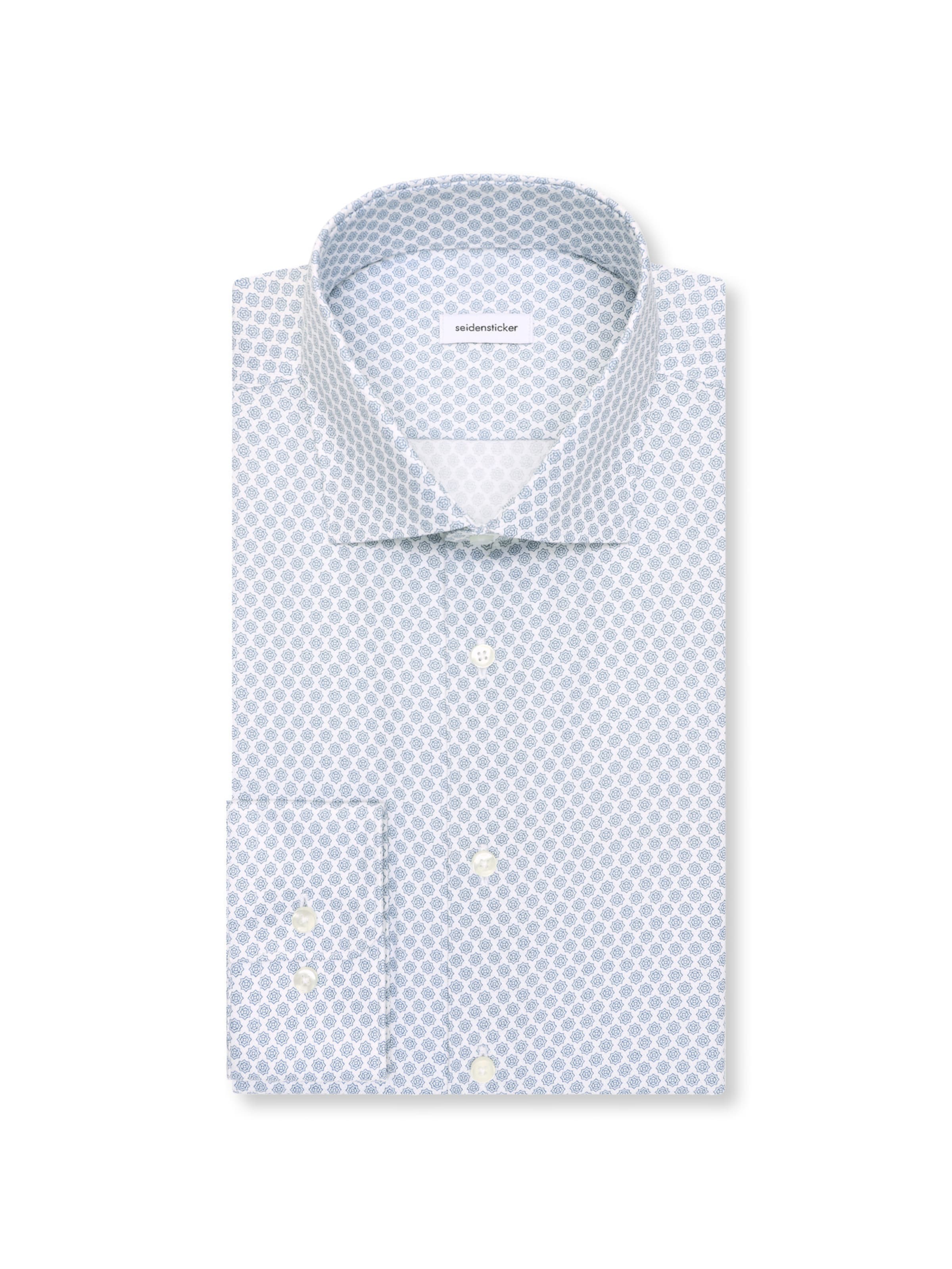 SEIDENSTICKER Regular Fit Businesshemd 'Schwarze Rose' in Blau