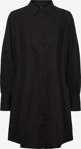 Robe-chemise 'Bona' Y.A.S en noir : devant