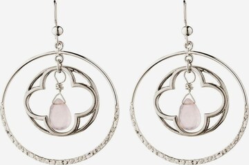 Gemshine Earrings in Silver: front