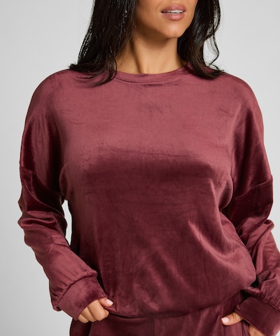 Hunkemöller Pajama shirt in Wine red, Item view