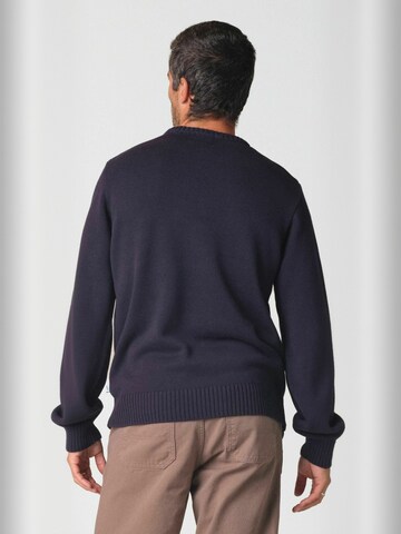 Klitmøller Collective Sweater ' Dylan ' in Blue: back