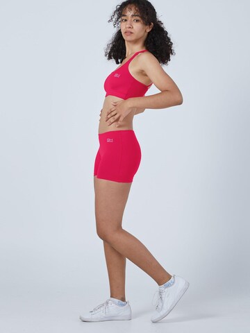 SPORTKIND Skinny Sportbroek 'Short Tights' in Roze