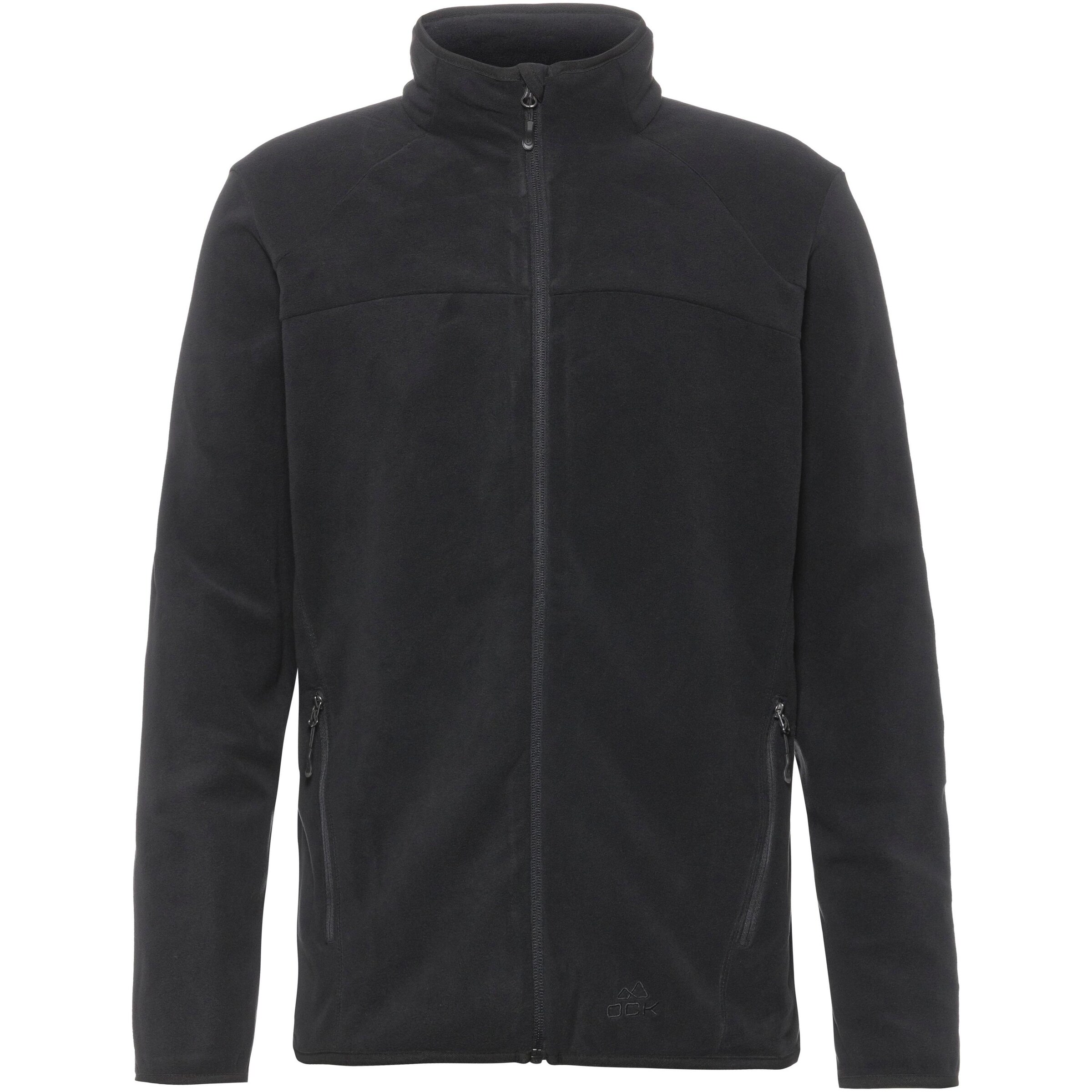 OCK Athletic Fleece Jacket in Black: front