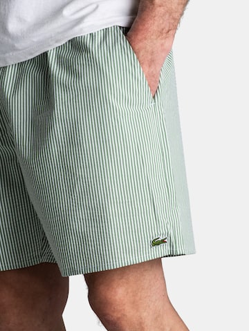 LACOSTE Regular Workout Pants in Green
