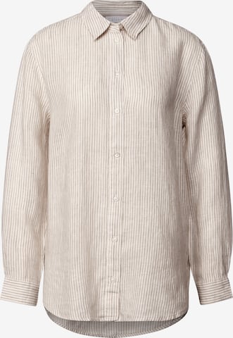 Street One Studio Blouse in Beige: front