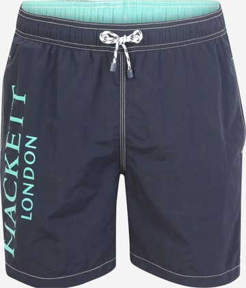 Shorts de bain Hackett London en bleu : devant