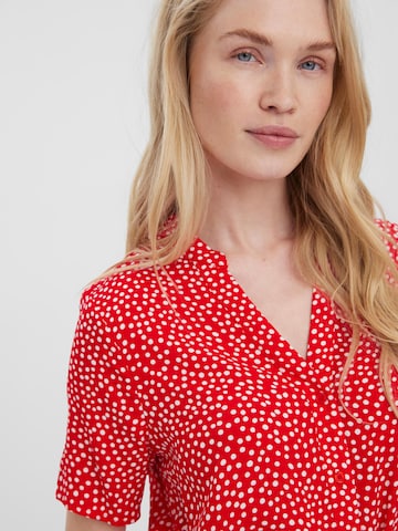 Abito camicia 'Vica' di VERO MODA in rosso