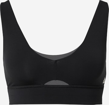 ADIDAS SPORTSWEAR - Soutien Bustier Soutien de desporto 'Purebare Light-Support' em preto: frente