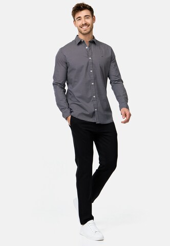 INDICODE JEANS Regular Fit Hemd in Blau