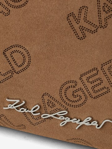 Karl Lagerfeld Torba shopper w kolorze brązowy