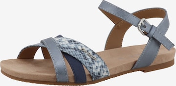 TOM TAILOR Sandály – modrá: přední strana