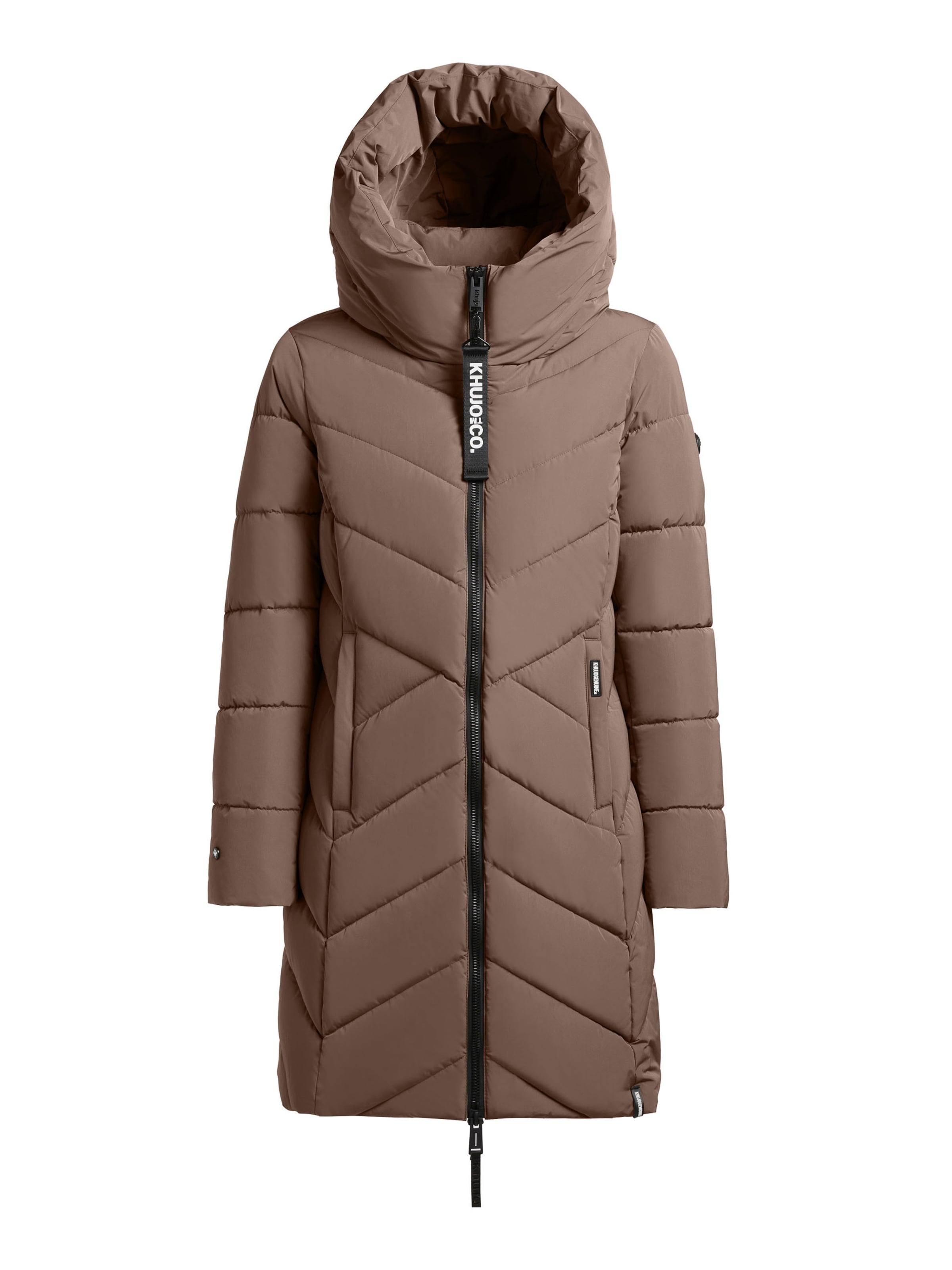 khujo Winter coat 'Darka4' in Brown: front
