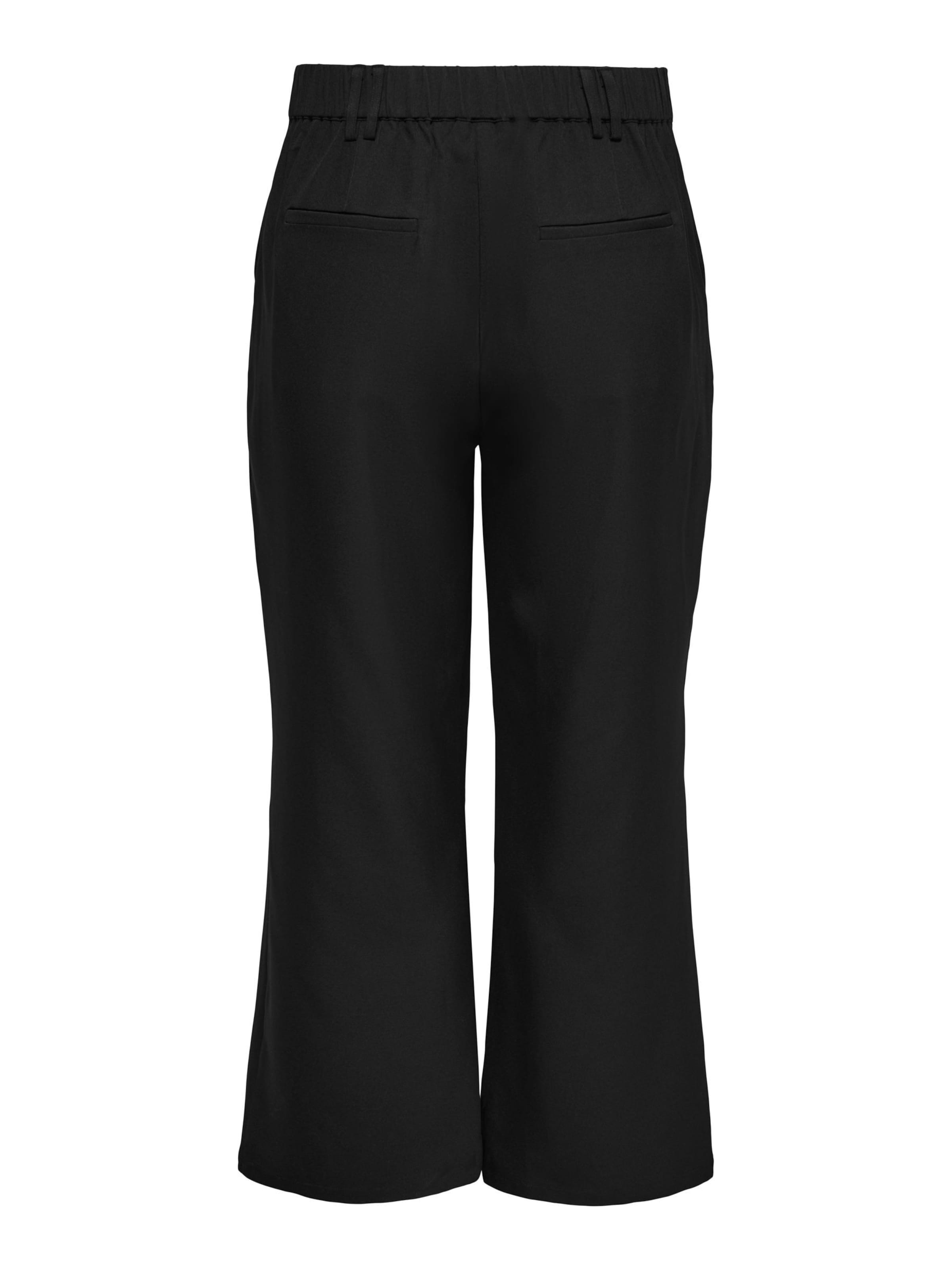 ONLY Carmakoma Wide leg Broek 'CARVictoria' in Zwart