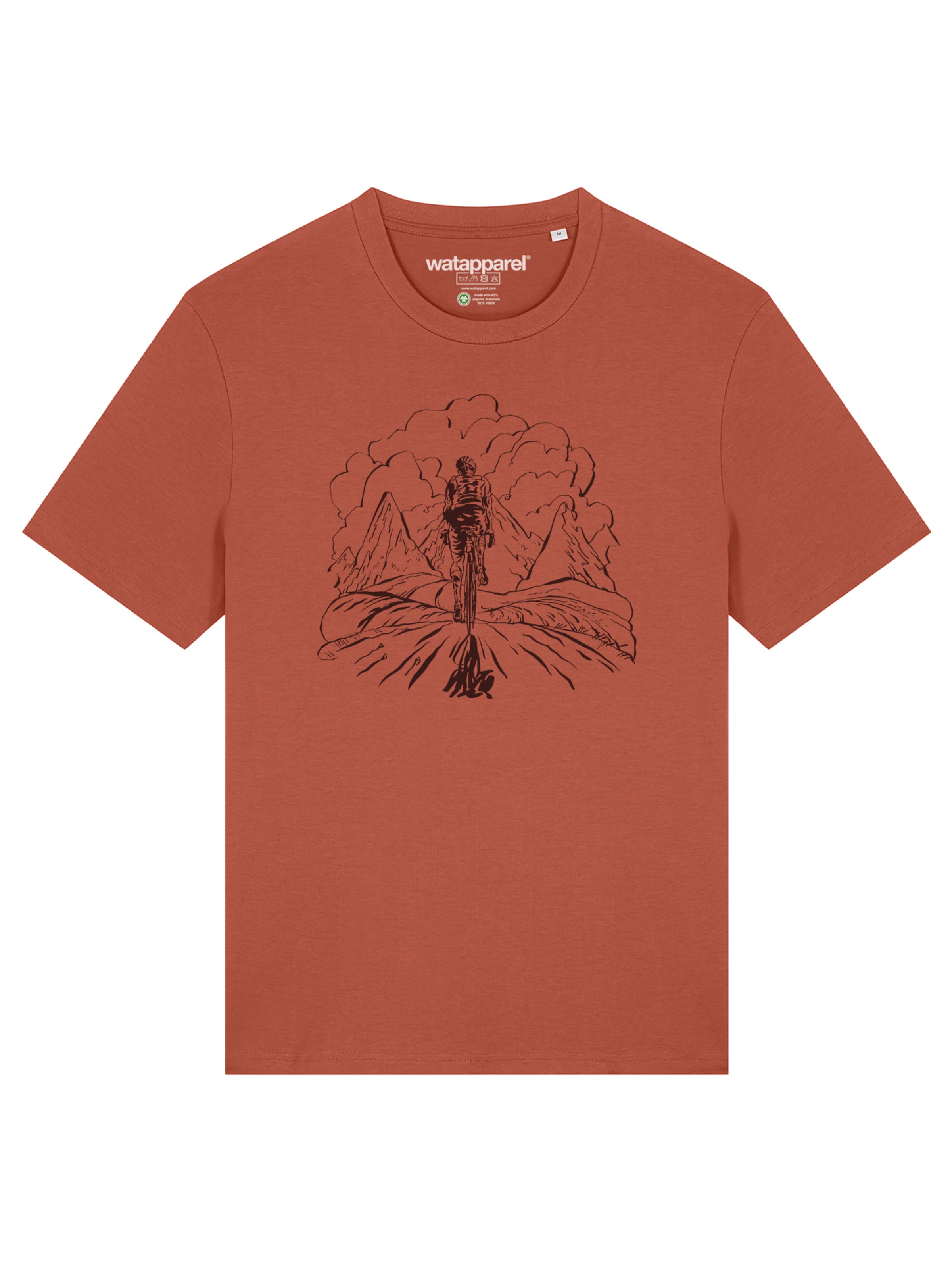 Watapparel Shirt in Bruin: voorkant