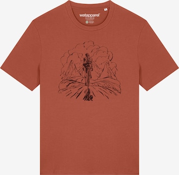 Watapparel Shirt in Bruin: voorkant