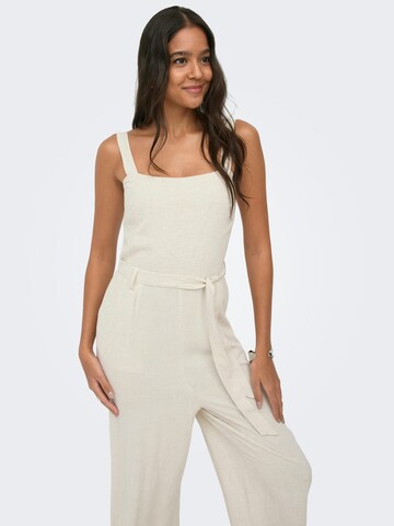 ONLY Jumpsuit 'Siesta' in Beige: front