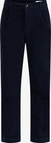 WE Fashion Loosefit Chino in Blauw: voorkant