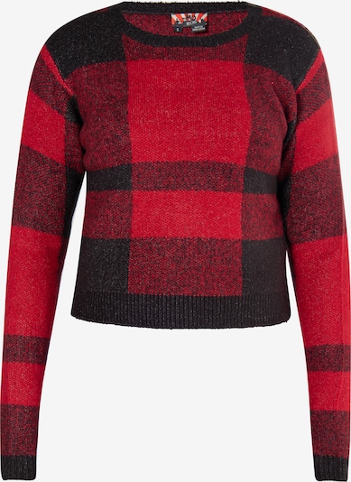 Megztinis 'Ucy' iš myMo ROCKS, spalva – raudona / juoda, Prekių apžvalga