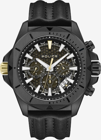 POLICE Analog watch 'Electrical' in Black: front