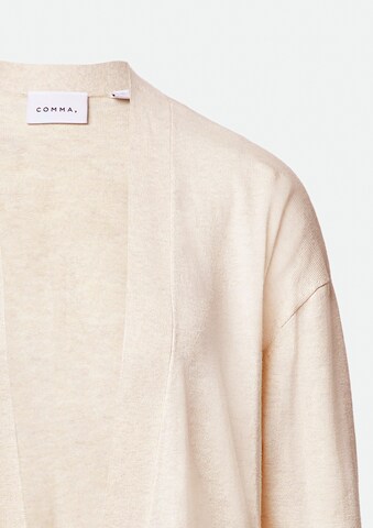 COMMA Gebreid vest in Beige
