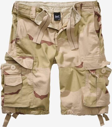 Pantalon cargo Brandit en beige : devant