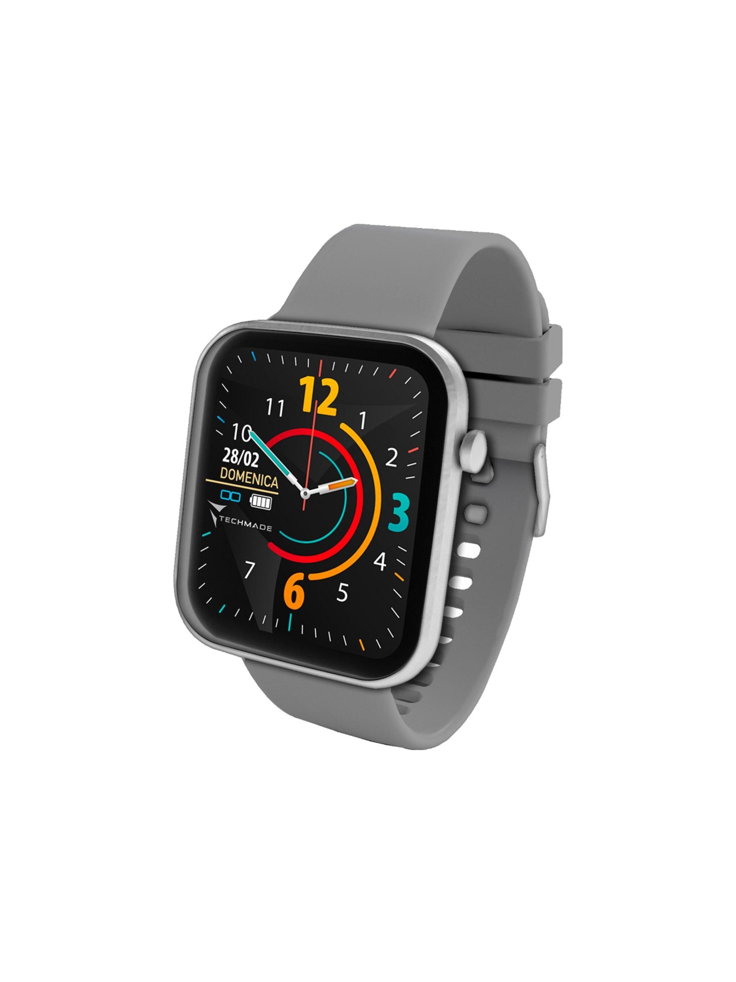 Techmade Digital Watch 'Hava' in Grey
