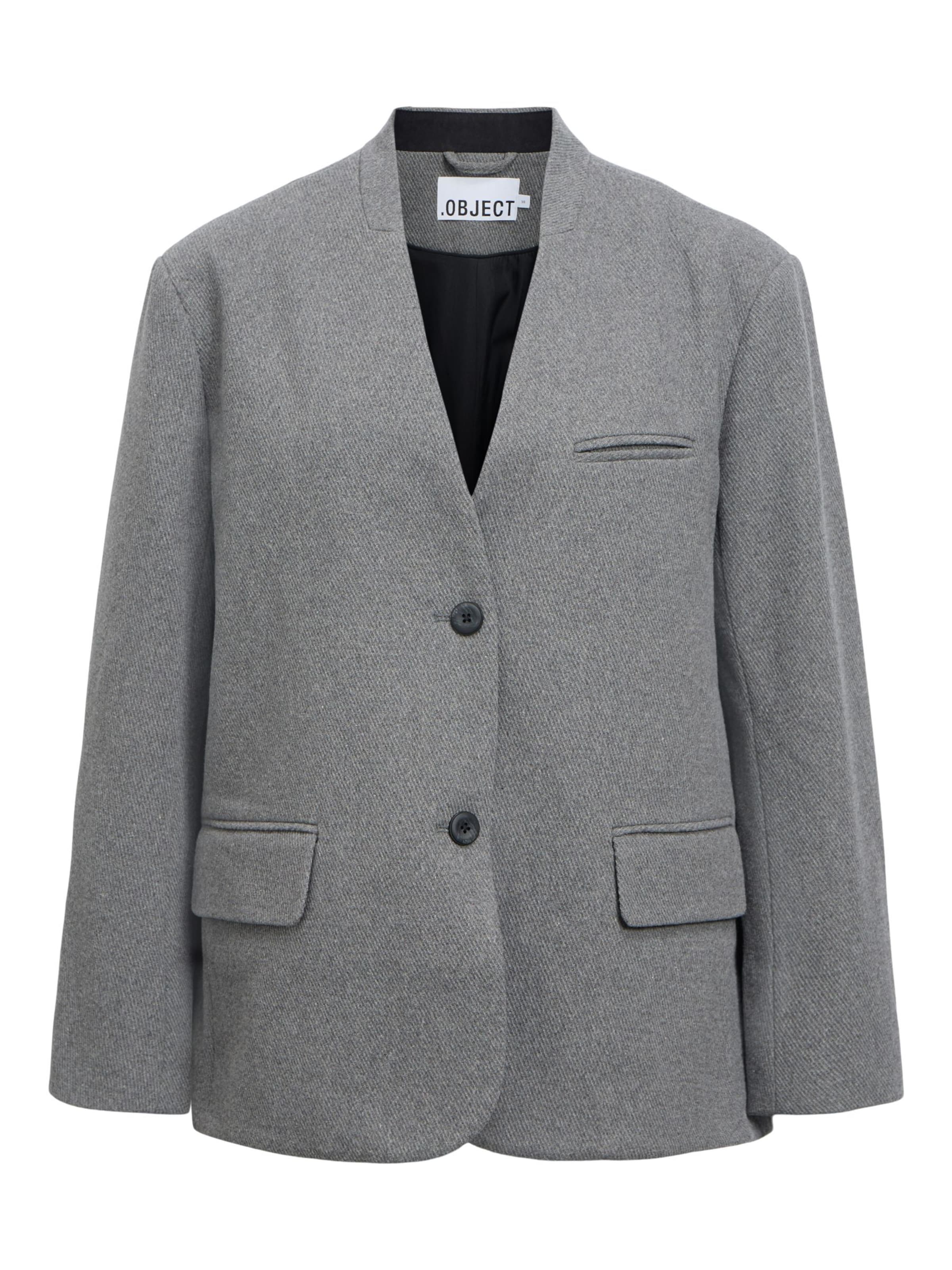 OBJECT - Blazer 'OBJDusty' en gris: frente