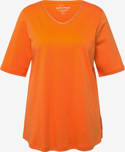 Ulla Popken T-shirt en orange, Vue avec produit