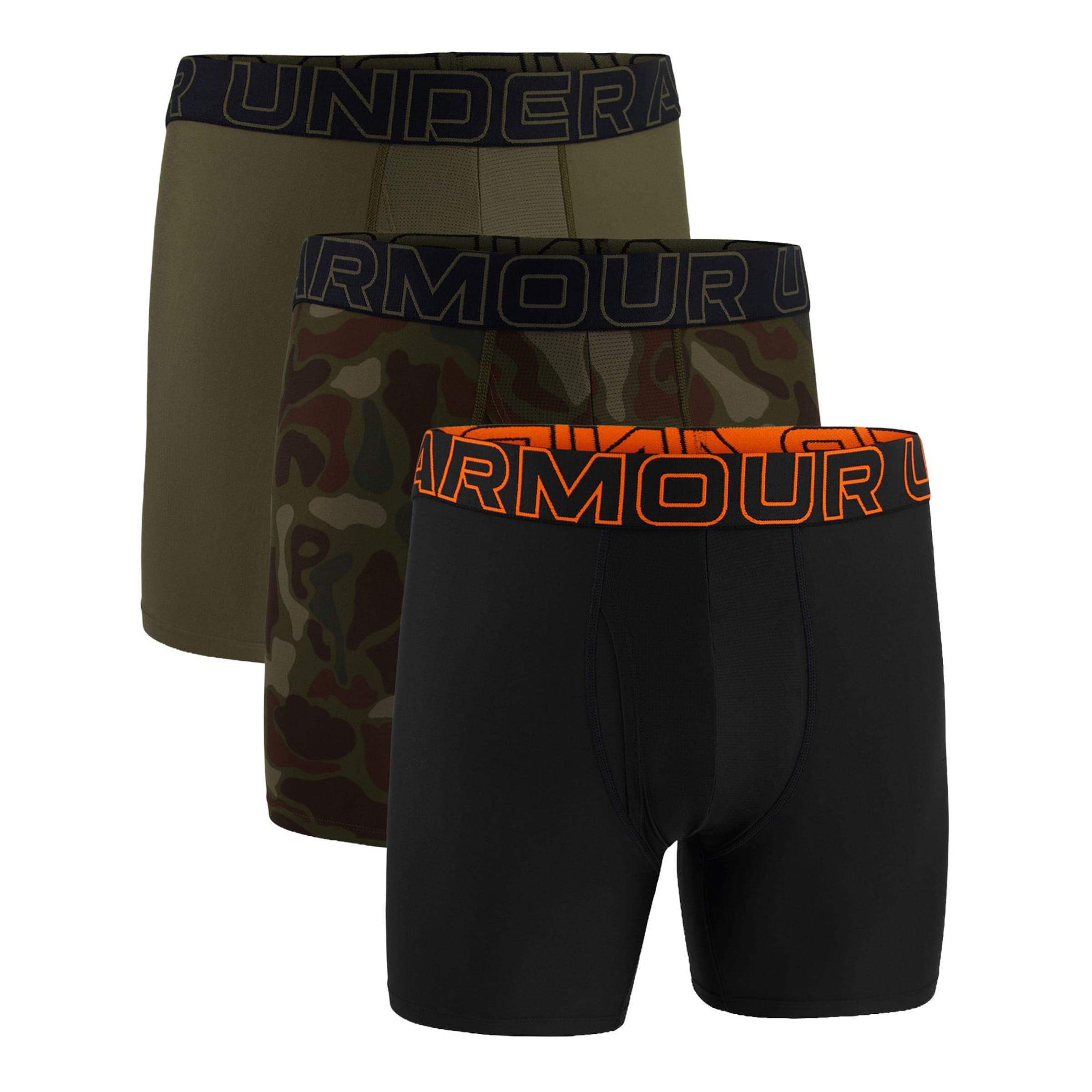 UNDER ARMOUR Boxer shorts in Green: front