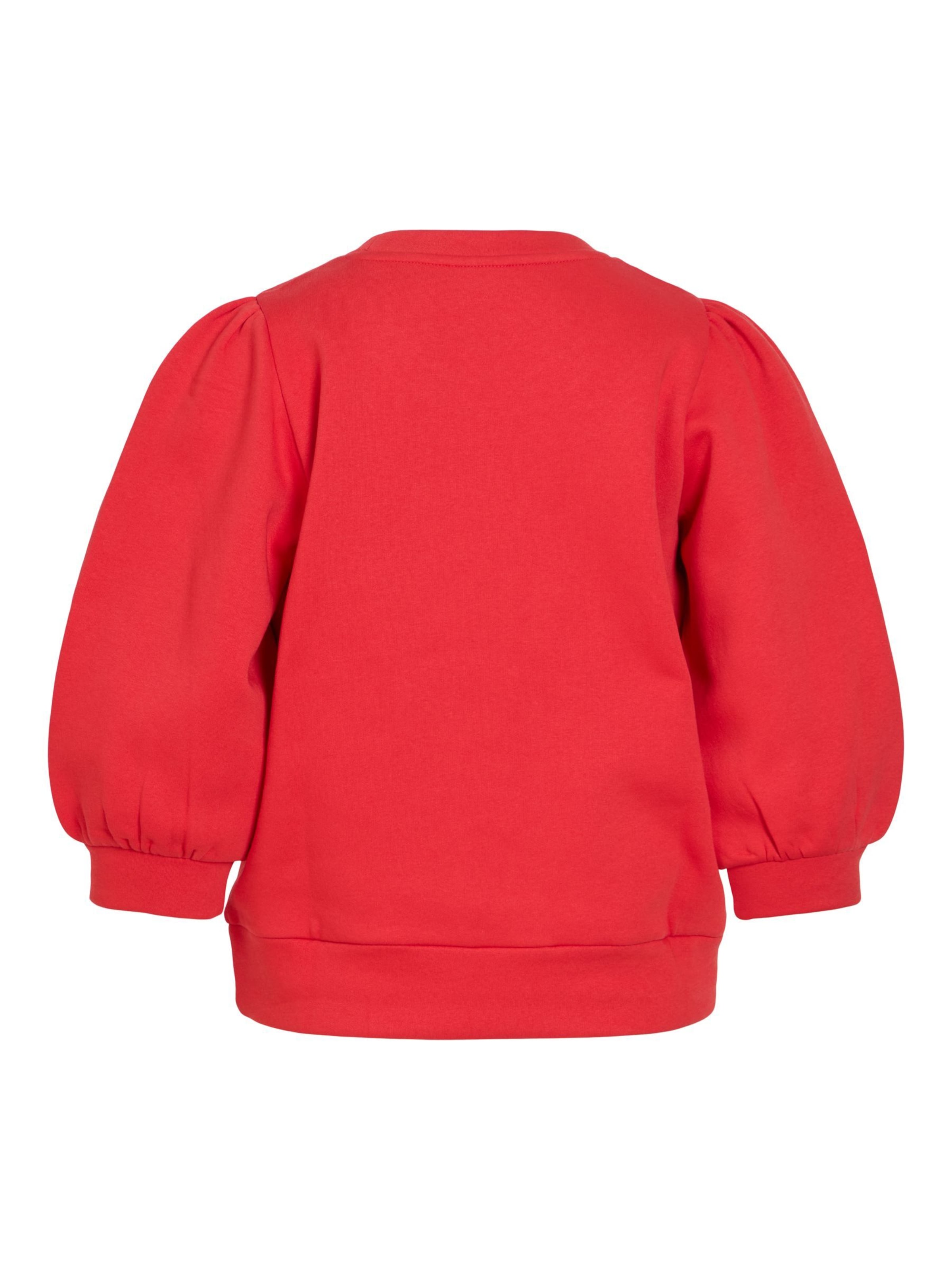 VILA Sweatshirt in Rot