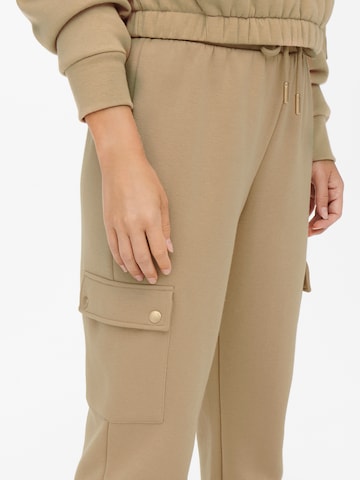 Regular Pantalon cargo 'Gwen' ONLY en marron